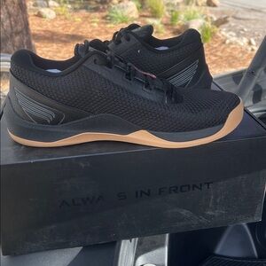 TYR Black Athletic Shoes with Tan Sole